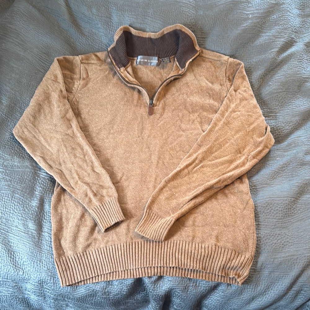 Oscar de la Renta Tan Turtleneck Sweater